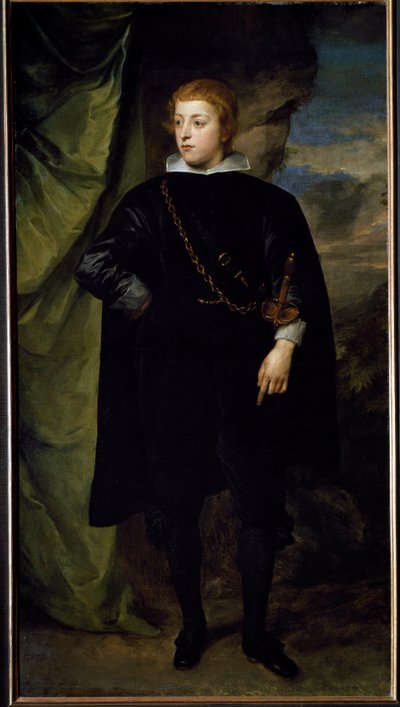 Ritratto del Principe Karl Ludwig Von der Pfalz da Anthony van Dyck
