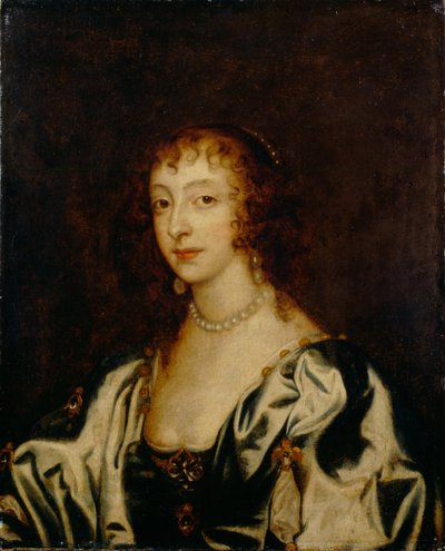 Ritratto della Regina Enrichetta Maria di Francia 1609-1669, 1666 da Anthony van Dyck