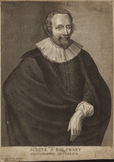 Ritratto di Schelte a Bolswert da Anthony van Dyck