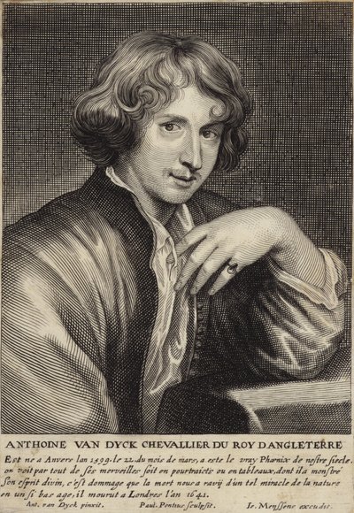 Ritratto di Sir Anthony van Dyck da Anthony van Dyck