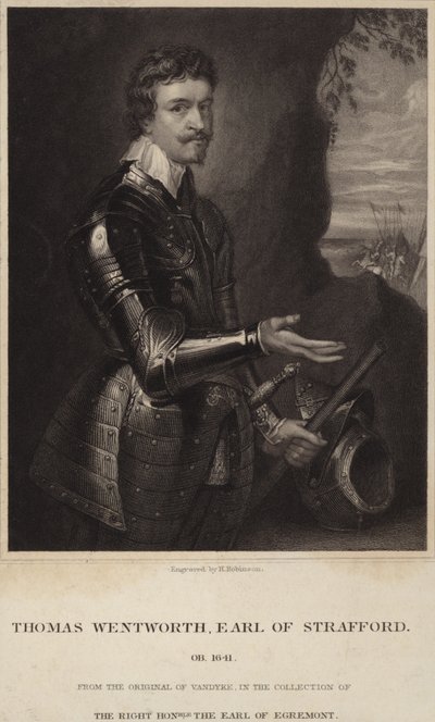 Ritratto di Thomas Wentworth, conte di Strafford da Anthony van Dyck
