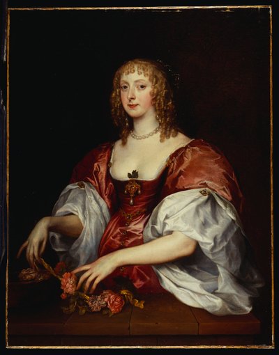 Ritratto di una signora, tradizionalmente ritenuta essere la Contessa di Carnavon da Anthony van Dyck