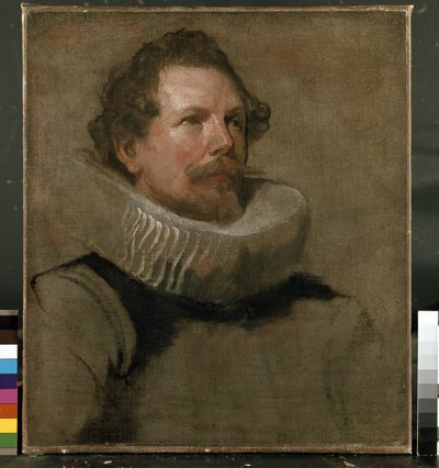 Ritratto di un uomo con un colletto a macina, XVII secolo da Anthony van Dyck