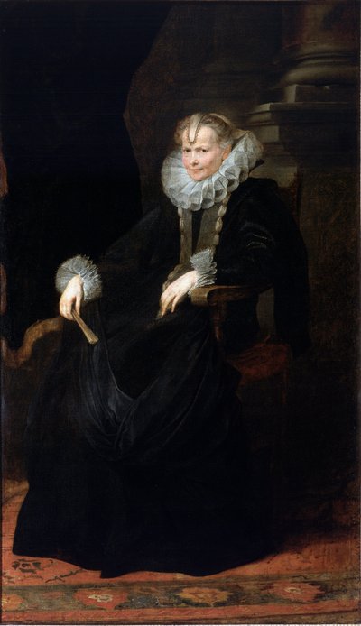 Ritratto di una dama della famiglia Spinola con colletto a gorgiera da Anthony van Dyck