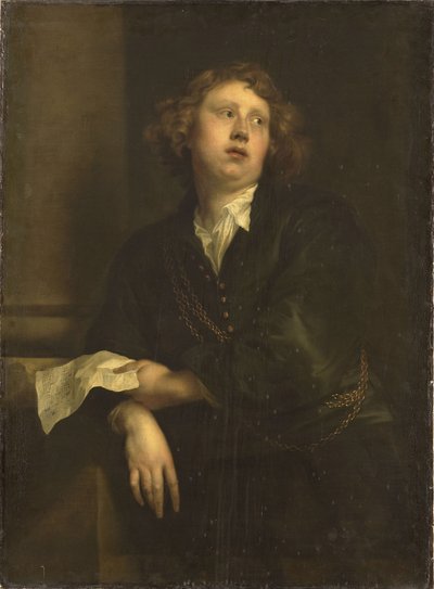 Ritratto del compositore Henricus Liberti 1628-1661, c.1630 da Anthony van, Dyck