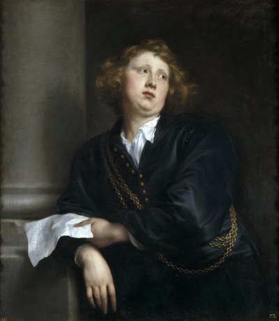 Ritratto del compositore e organista Henricus Liberti 1610-1669 da Anthony van Dyck