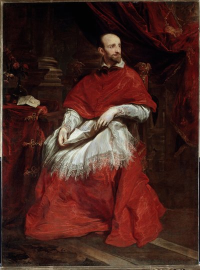 Ritratto del Cardinale e Storico Italiano Guido Bentivoglio da Anthony van Dyck