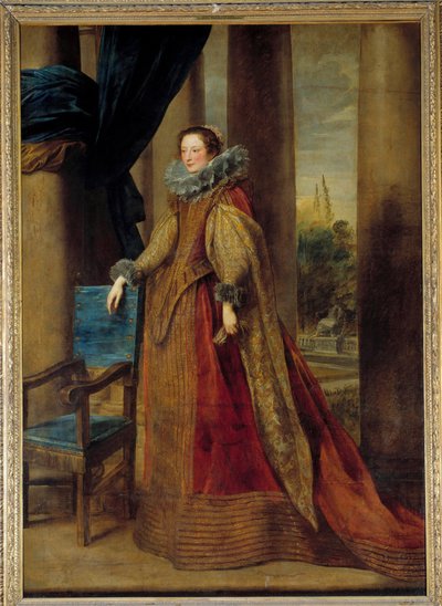 Presunto ritratto della Marchesa Geromina Spinola Doria di Genova da Anthony van Dyck