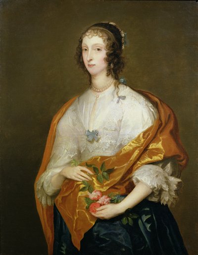 Regina Enrichetta Maria (1609-69) da Anthony van Dyck
