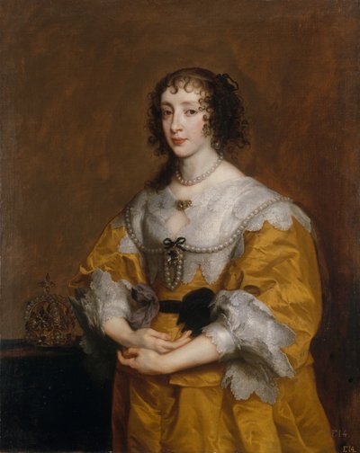 Regina Enrichetta Maria, 1636 da Anthony van Dyck