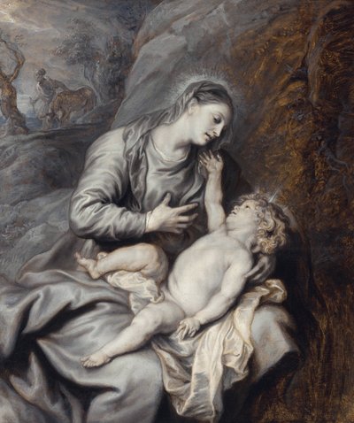 Riposo durante la fuga in Egitto da Anthony van Dyck