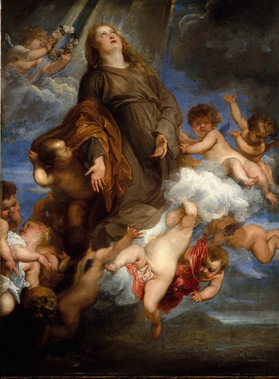 Santa Rosalia Intercede per gli Appestati di Palermo da Anthony van Dyck