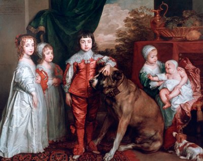 I cinque figli maggiori di Carlo I, 1637 da Anthony van Dyck