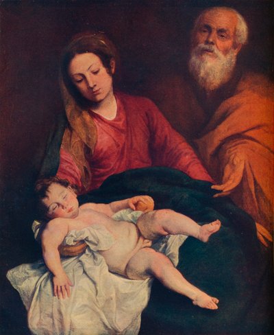 La Sacra Famiglia, c1624 da Anthony van Dyck