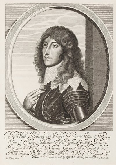 ?Il Più Illustre e Alto Principe Rupert?, circa 1640 da Anthony van Dyck