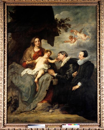 La Vergine con il Bambino e i donatori da Anthony van Dyck