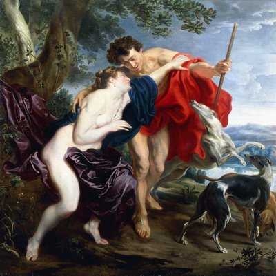 Venere e Adone, 1621 da Anthony van Dyck