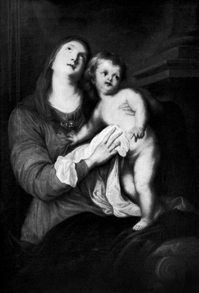 Vergine e Bambino da Anthony van Dyck