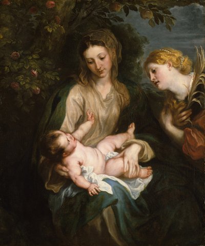 Vergine e Bambino con Santa Caterina d