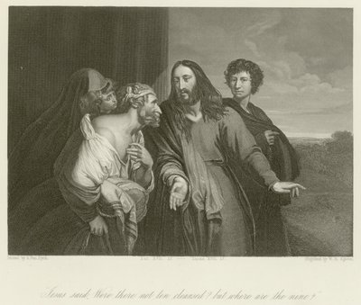 Non erano dieci purificati da Anthony van Dyck