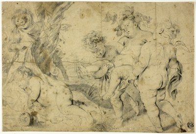 Il giovane Bacco e i suoi compagni da Anthony van Dyck