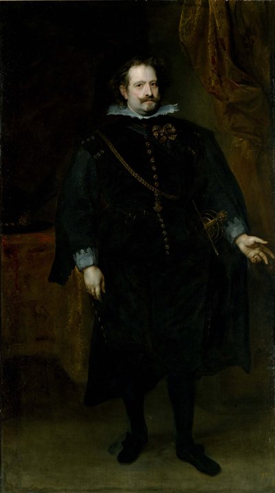 Diego Felipe de Guzman, marchese di Regganes. da Anthony van Dyck
