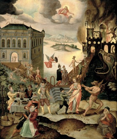 Allegoria del Vizio e della Virtù da Anthuenis Claeissins or Claeissens