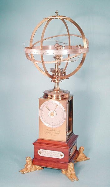 Orologio astronomico, 1773 (rame dorato) da Antide Janvier