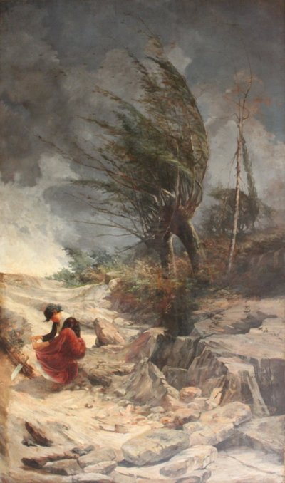 Tempesta di vento, Venezia da Antonio Parreiras