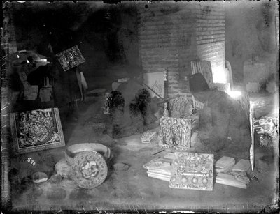 Fabbricanti di piastrelle nella loro officina da Antoin Sevruguin