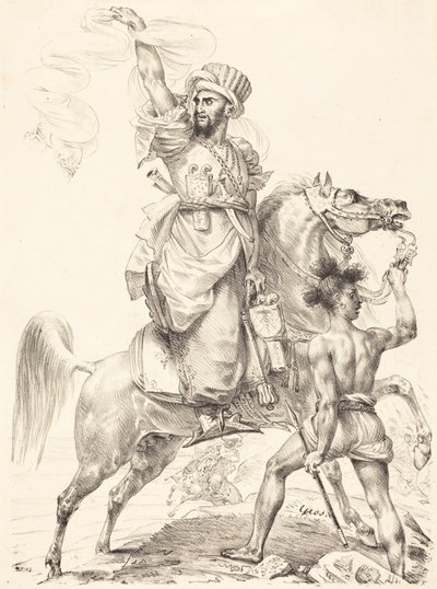 Il capo dei mamelucchi a cavallo da Antoine-Jean Gros