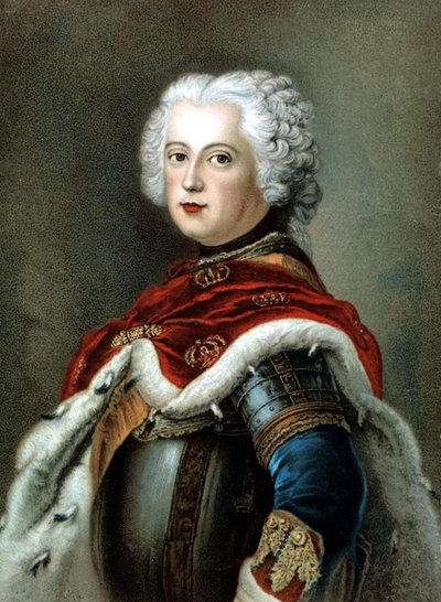 Federico II il Grande, re di Prussia da Antoine (after) Pesne