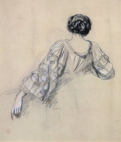 Retro di una giovane donna (studio per 