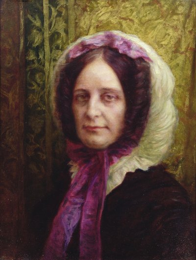Ritratto della Baronessa di Villeguy da Antoine Auguste Ernest Herbert or Hebert