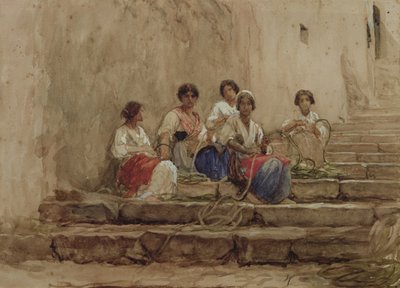 Intrecciatori di corde da Antoine Auguste Ernest Herbert or Hebert