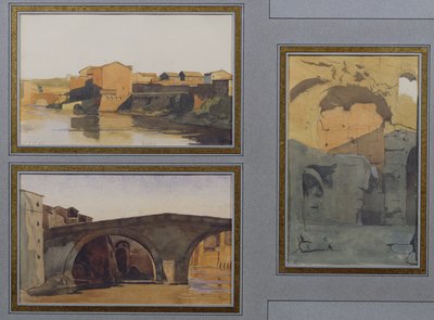 Il Tevere, Cloaca Massima e Ponte Rotto da Antoine Auguste Ernest Herbert or Hebert