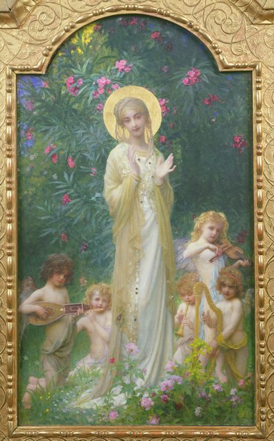 La Vergine in Paradiso da Antoine Auguste Ernest Herbert or Hebert