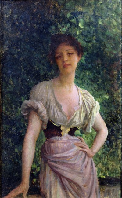 La lavandaia da Antoine Auguste Ernest Herbert or Hebert