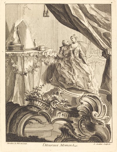 Il momento felice, 1736 da Antoine Aveline