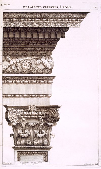 Arco degli orafi e argentieri, Roma da Antoine Babuty Desgodets