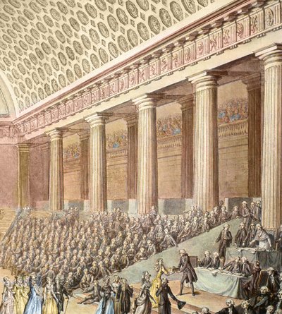 Rivoluzione francese: Dono di gioielli fatto da artiste alla Assemblea Nazionale il 7 settembre da Antoine Borel