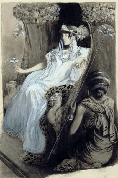 Disegno per Afrodite di Pierre Louys, 1896 da Antoine Calbet