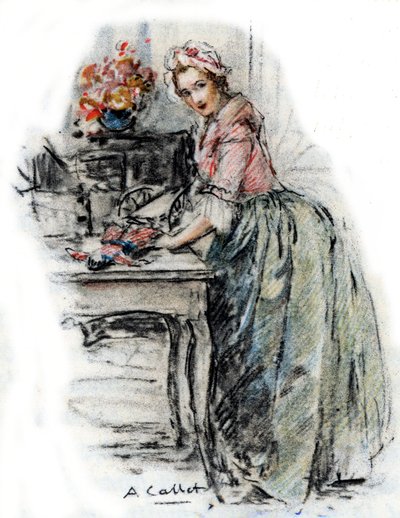 Ritratto di Charlotte da Antoine Calbet