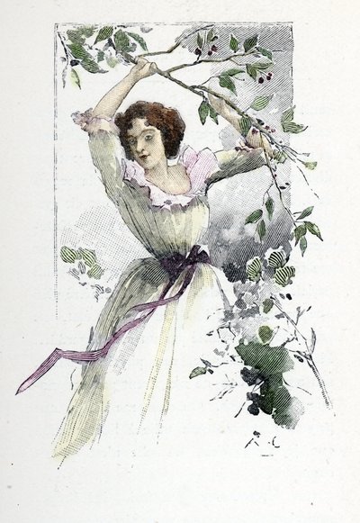 Ritratto della giovane Caroline de Colombier, c. 1785 da Antoine Calbet