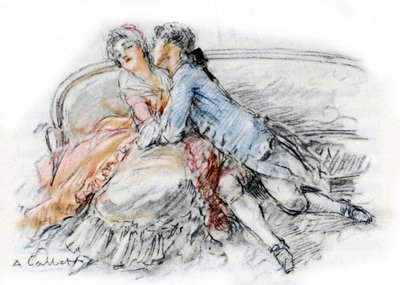 Werther bacia Charlotte da Antoine Calbet