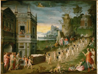 Allegoria o il funerale di Amor ... da Antoine Caron