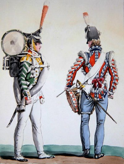 Tamburini inglesi e russi da Antoine Charles Horace Vernet