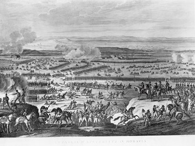 Fazioni opposte durante la Battaglia di Austerlitz, 2 dicembre da Antoine Charles Horace Vernet