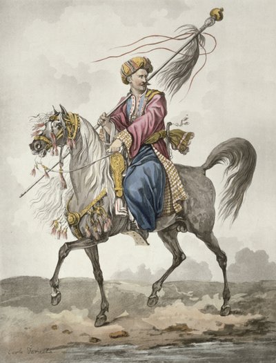 Portabandiera mamelucco da Antoine Charles Horace Vernet