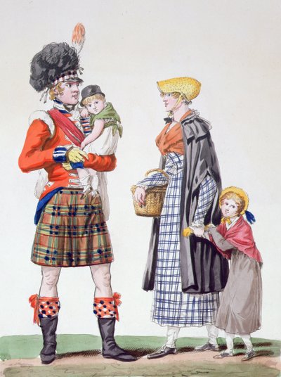 Famiglia scozzese da Antoine Charles Horace Vernet